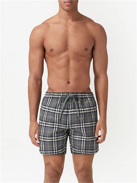 burberry mens swimming trunks|farfetch Burberry trunks.